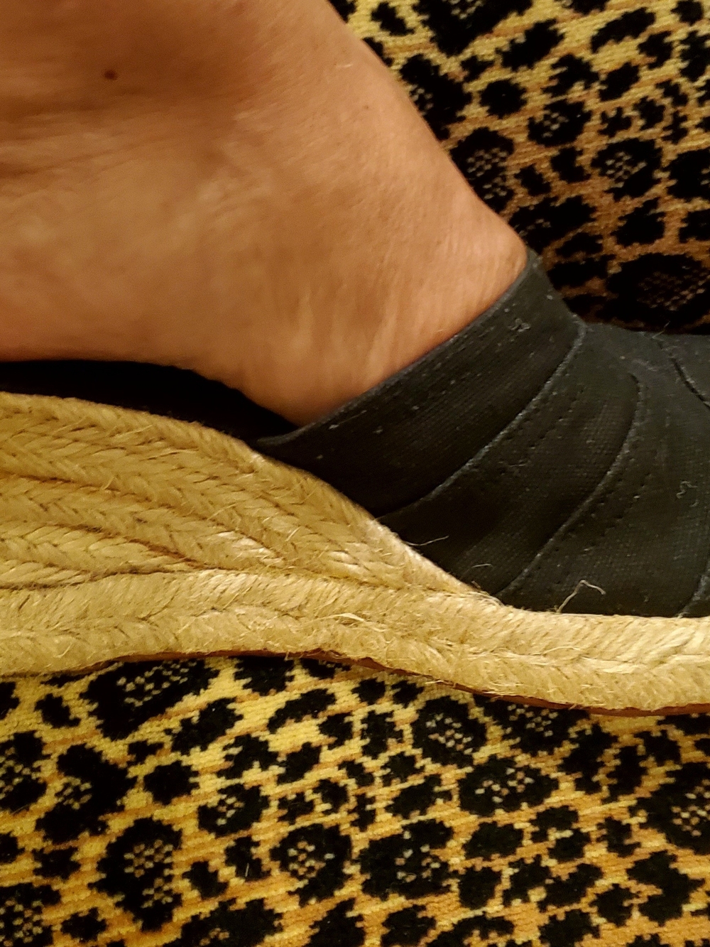 Black Espadrille Wedge Slip-On for Women* BRAND NEW*
